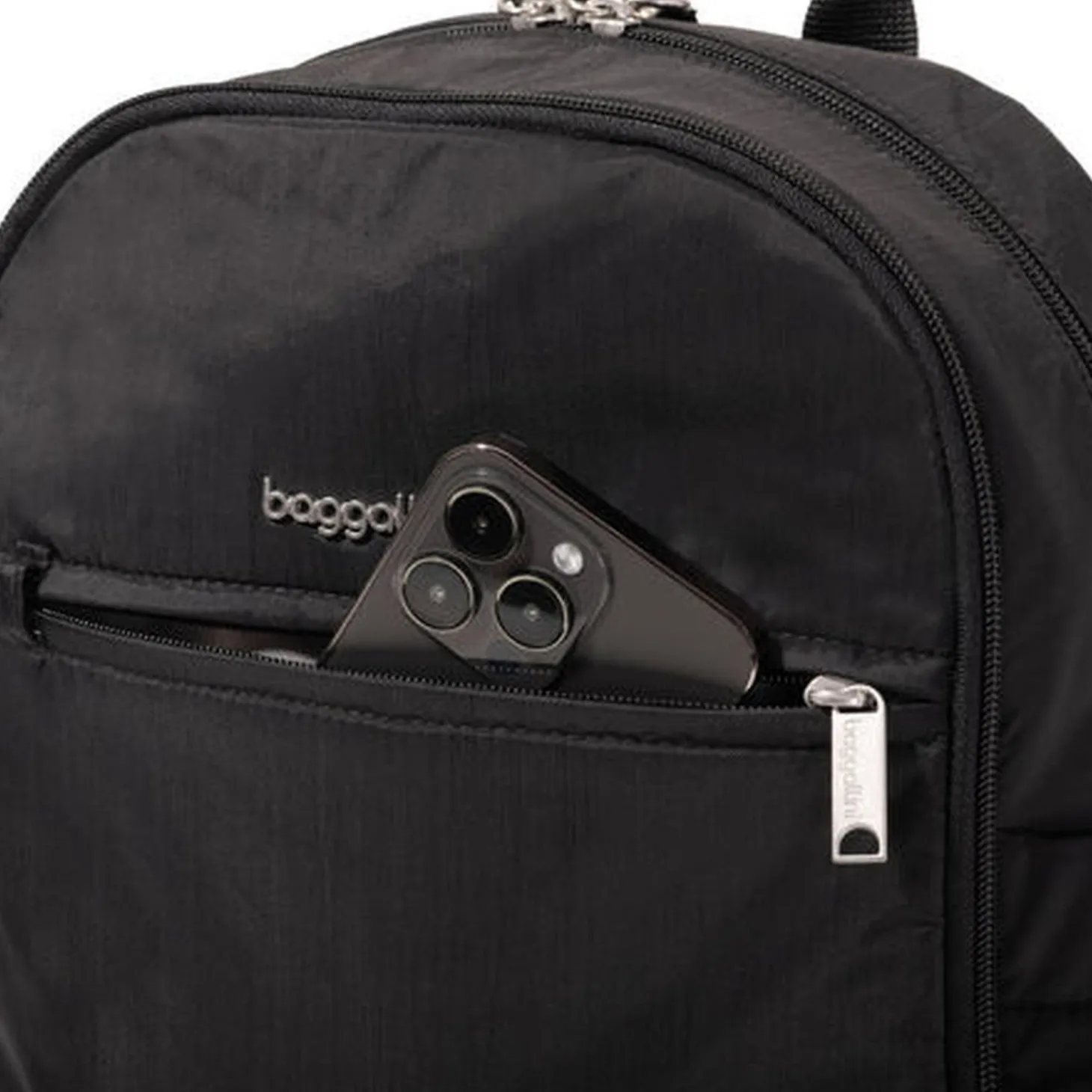 Baggallini Securtex Anti-Theft Getaway Backpack