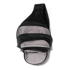 Baggallini Securtex Anti-Theft Triple Zip Sling