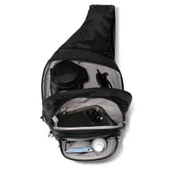 Baggallini Securtex Anti-Theft Triple Zip Sling