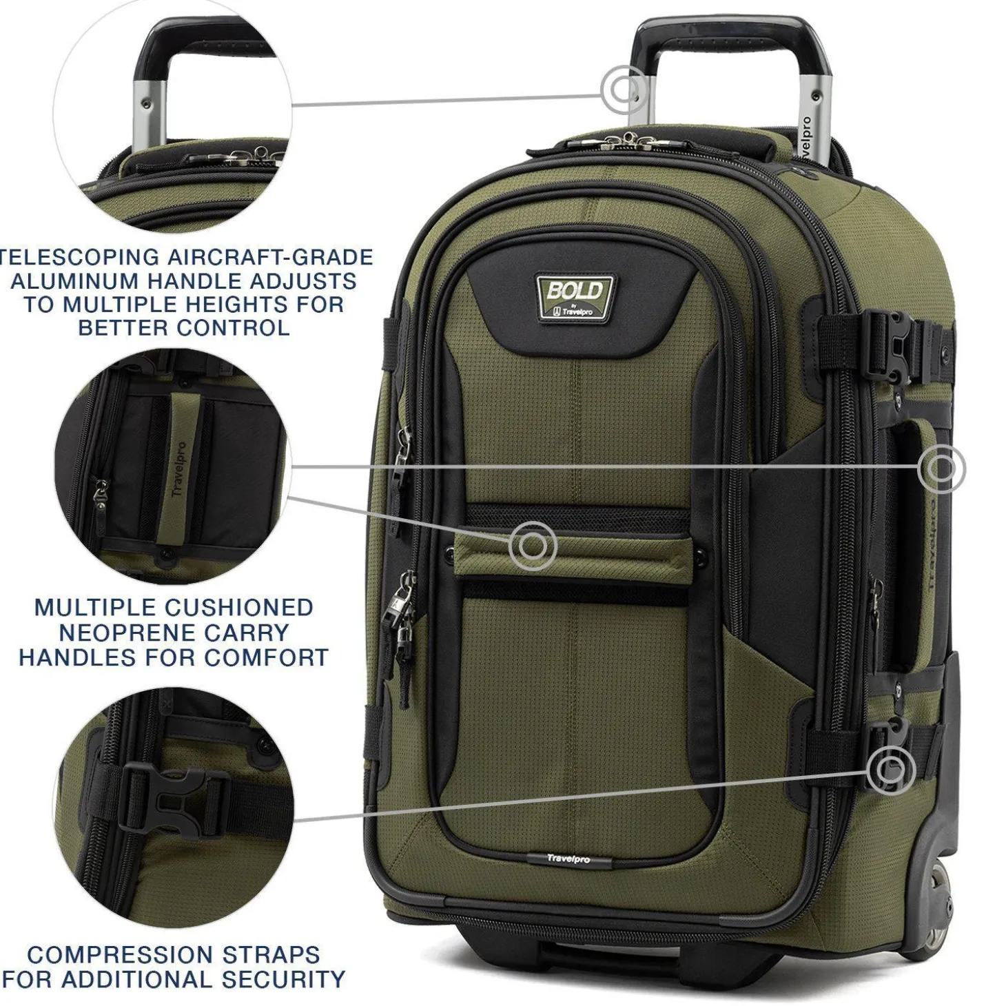 Bold by Travelpro 22" Expandable Rollaboard (2-Wheeled)