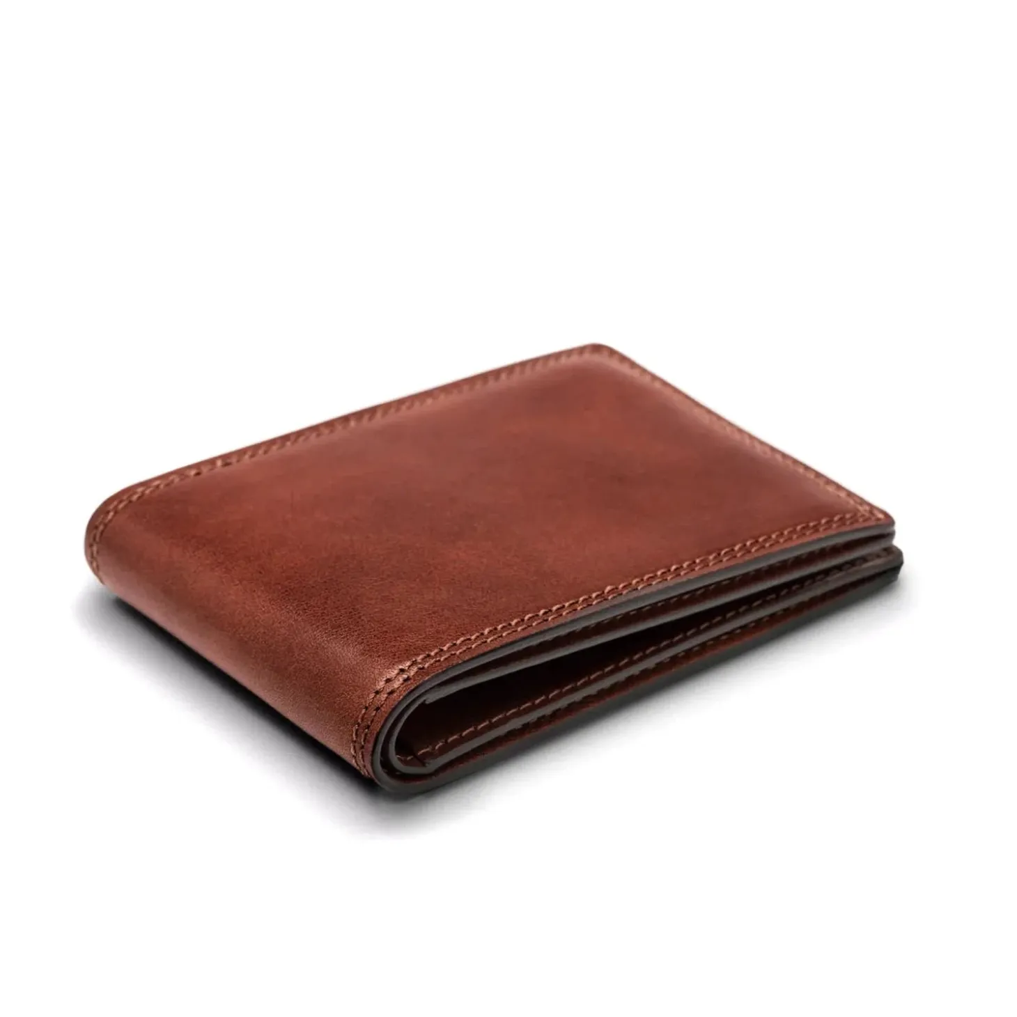 Bosca Dolce Leather Small Bifold Wallet