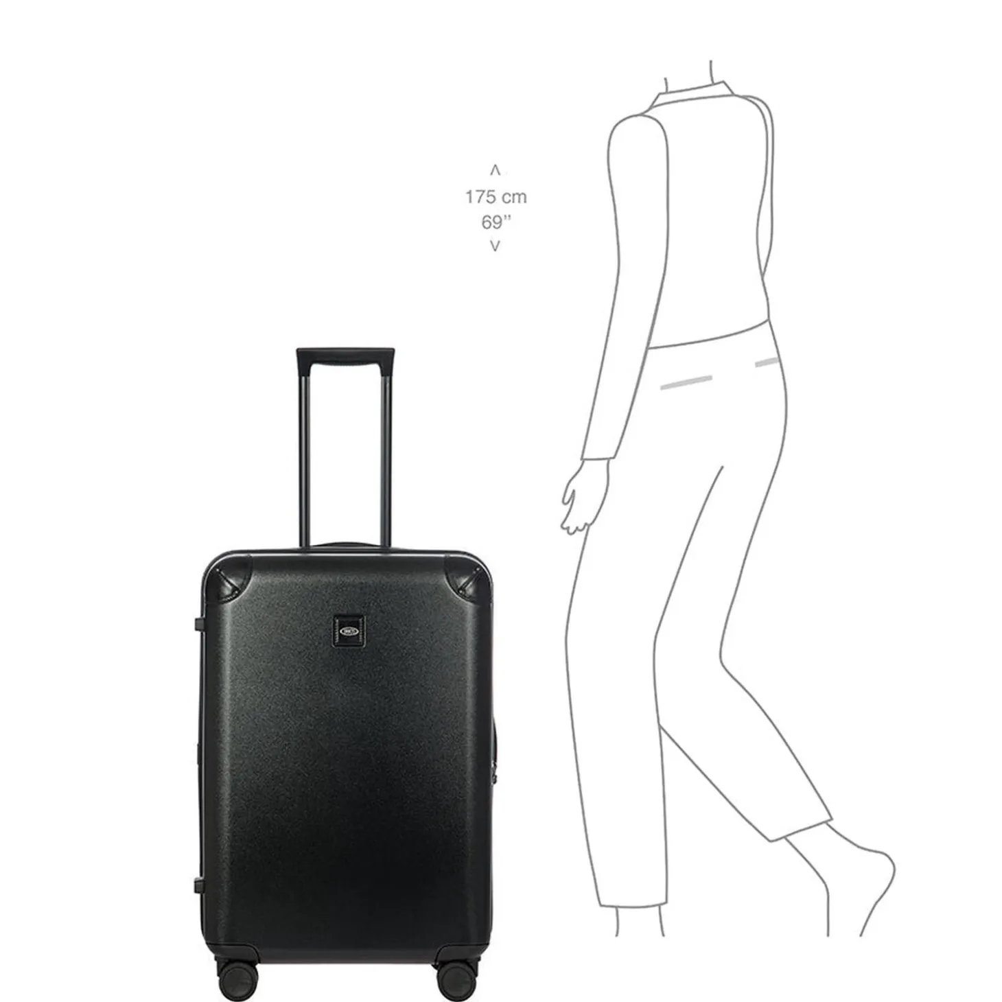 Brics Amalfi 27" Checked Spinner