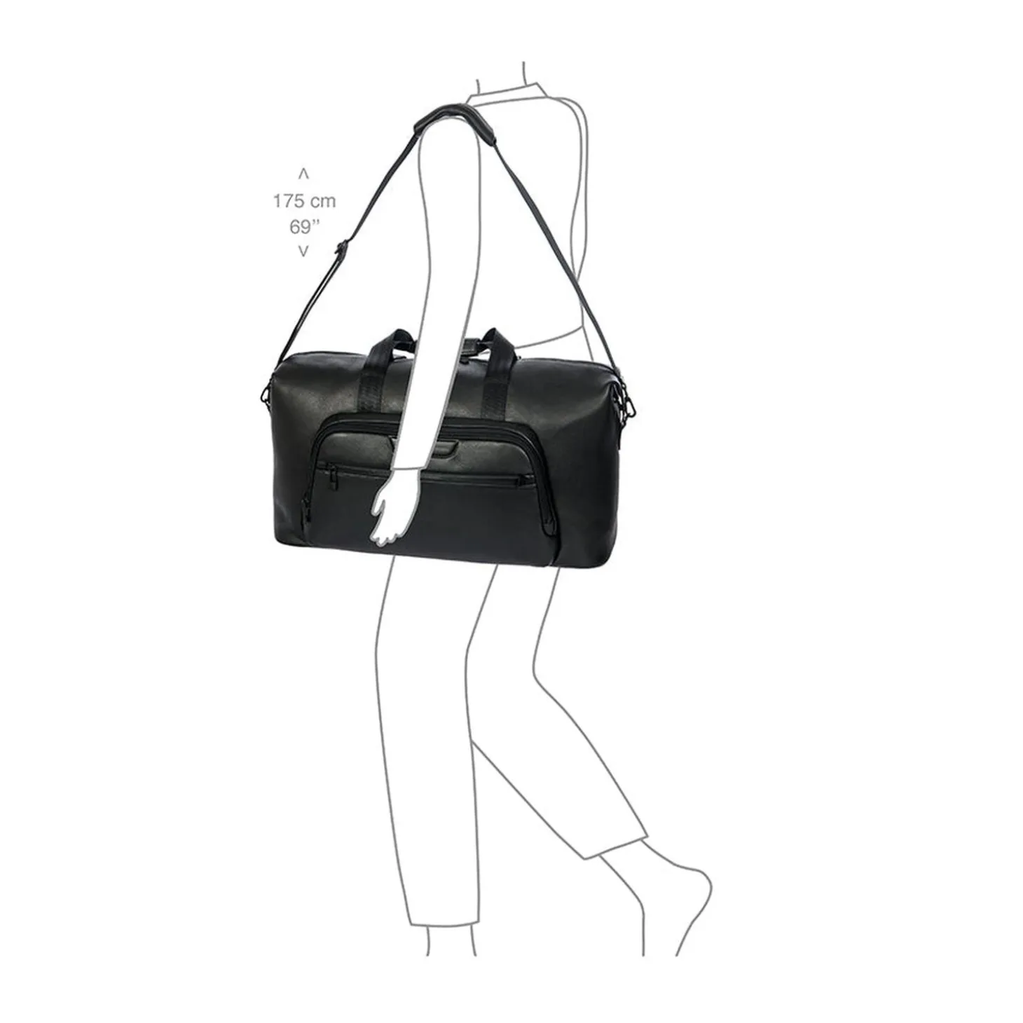 Brics Porsche Design Roadster Leather Evo Weekender