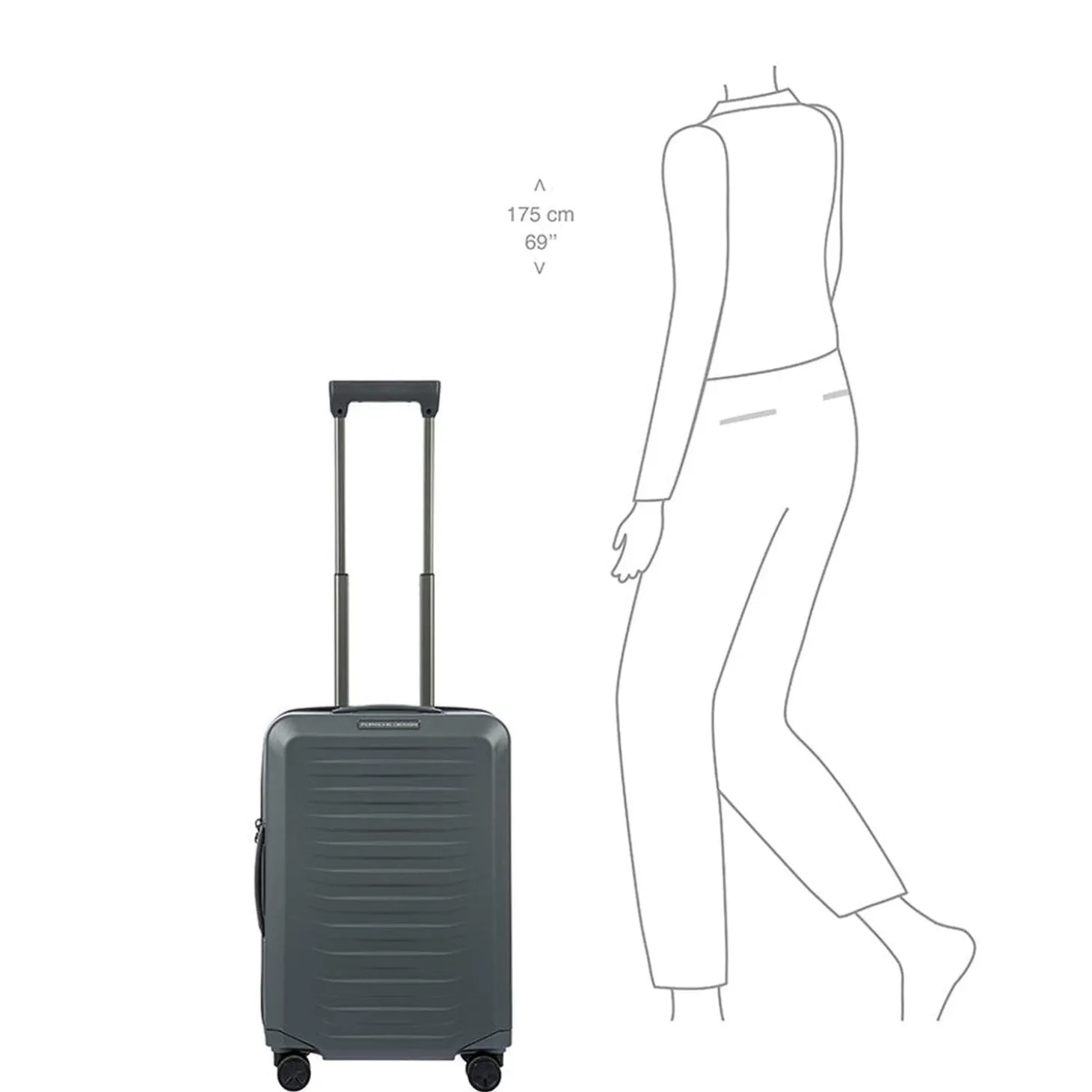Brics Porsche Design Roadster Hardside 21" Expandable Carry-On Spinner