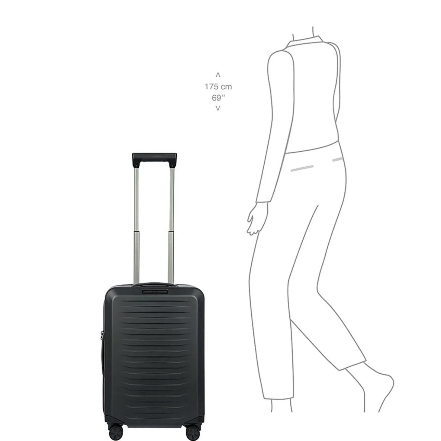 Brics Porsche Design Roadster Hardside 21" Expandable Carry-On Spinner
