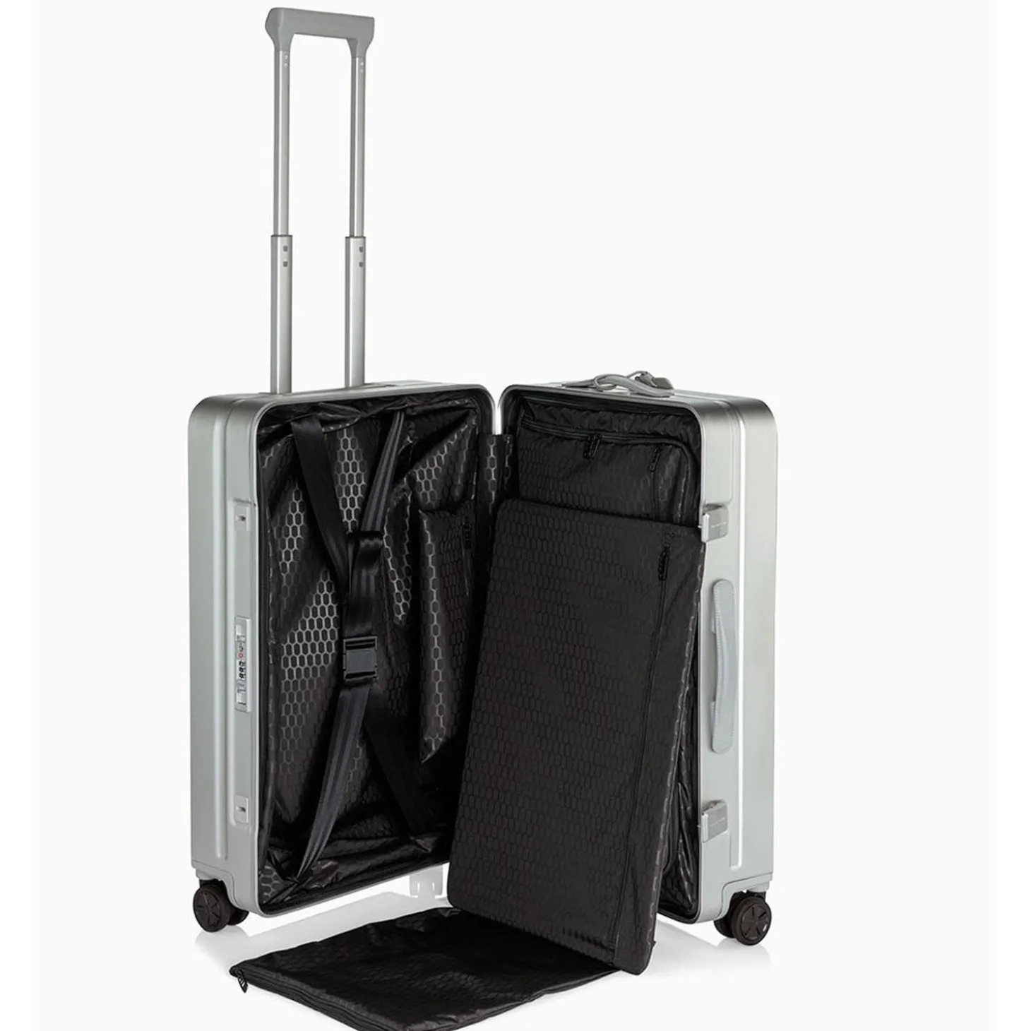 Brics Porsche Design Roadster Hardcase Aluminum 26" 4-Wheel Check-In Spinner