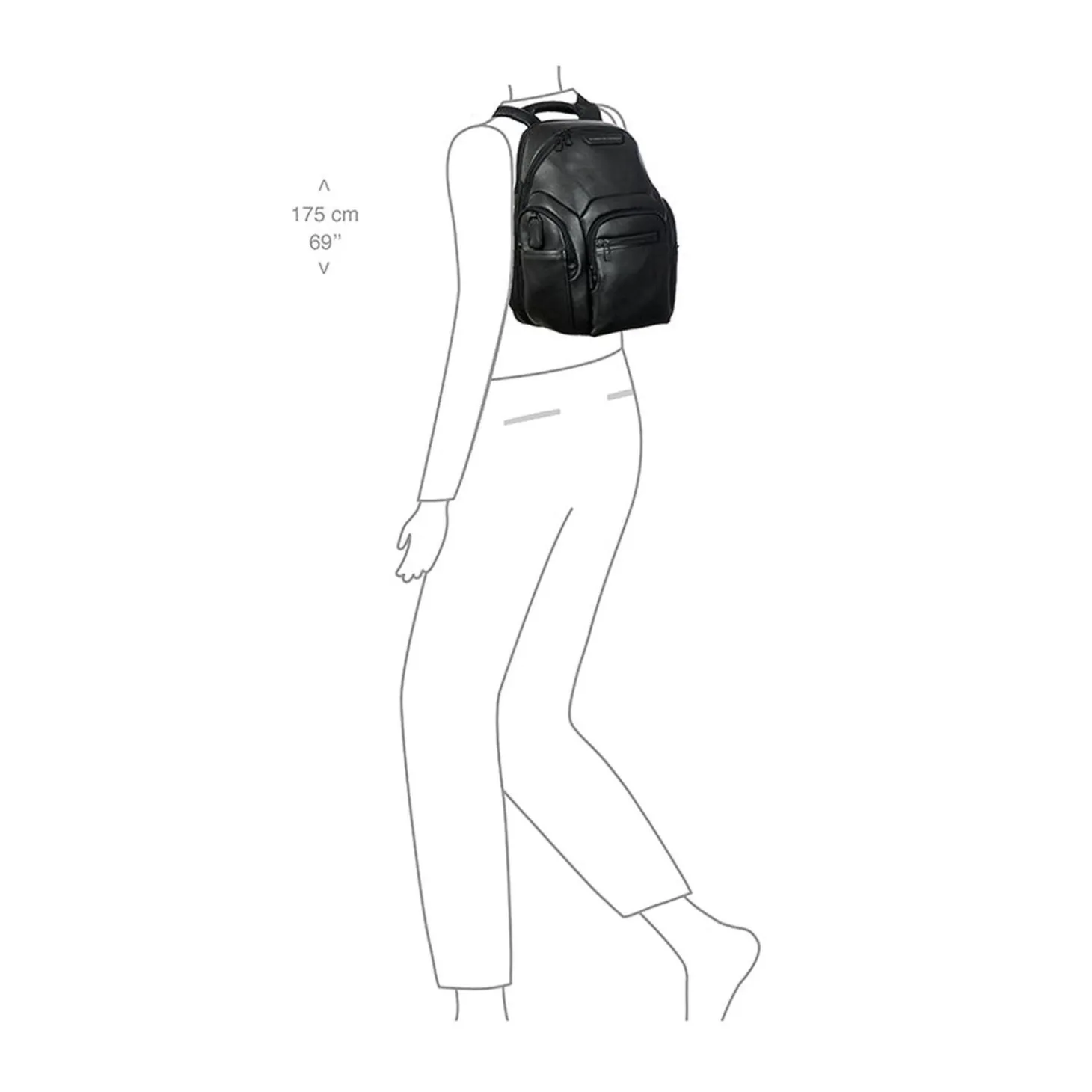 Brics Porsche Design Roadster Leather Evo Backpack M
