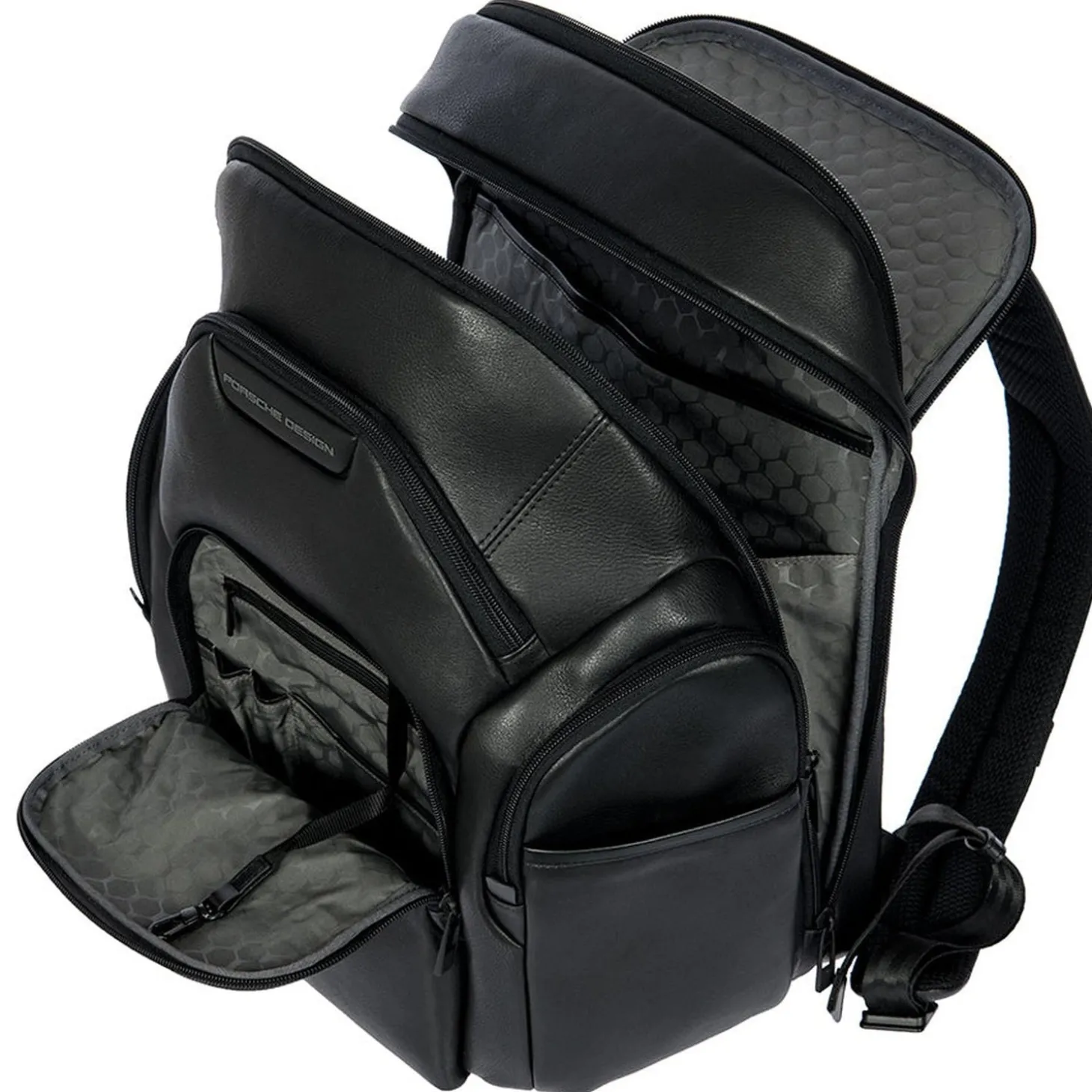 Brics Porsche Design Roadster Leather Evo Backpack L