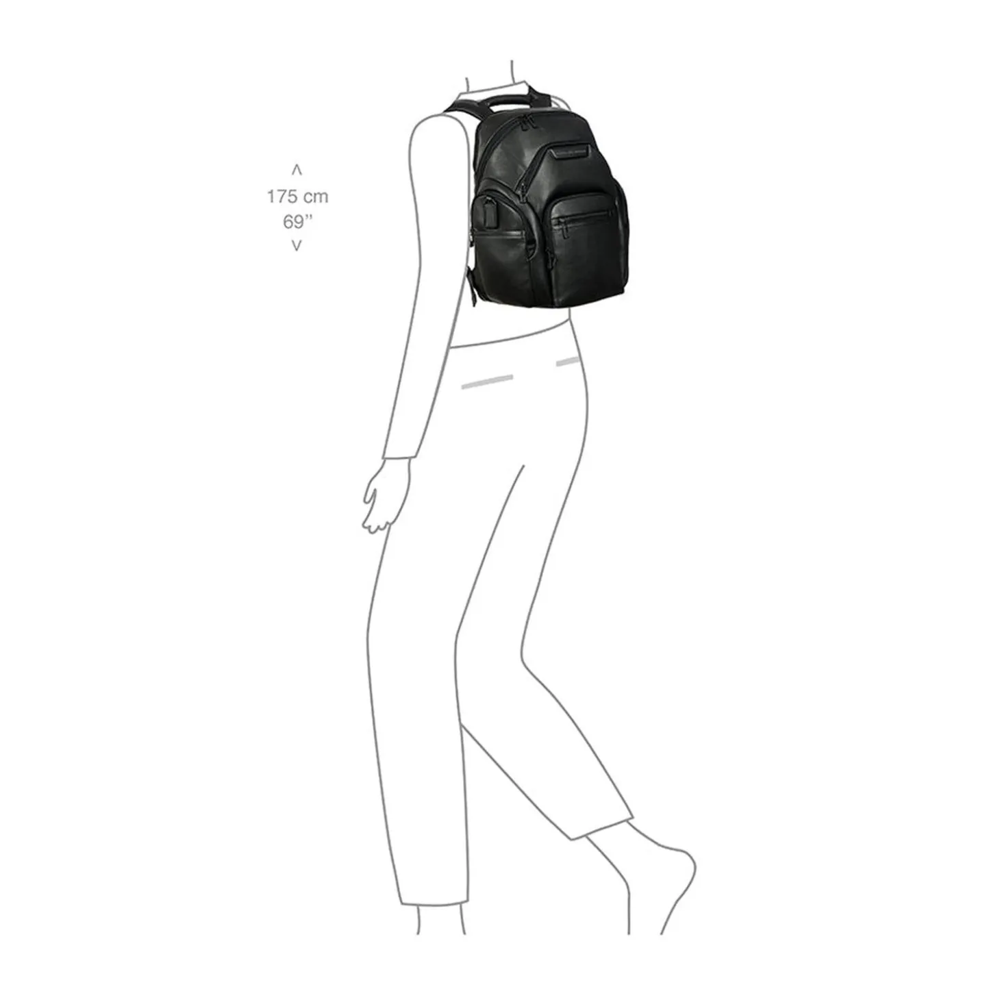 Brics Porsche Design Roadster Leather Evo Backpack L
