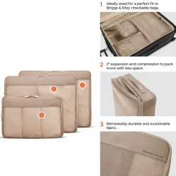Briggs & Riley Check In Packing Cube Set