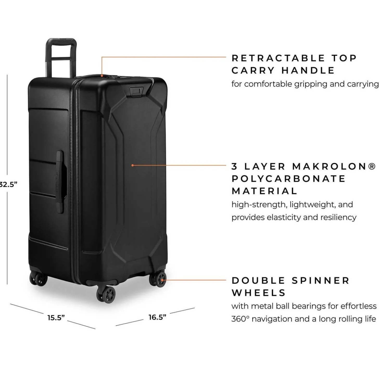 Briggs & Riley Torq Extra Large Trunk Spinner