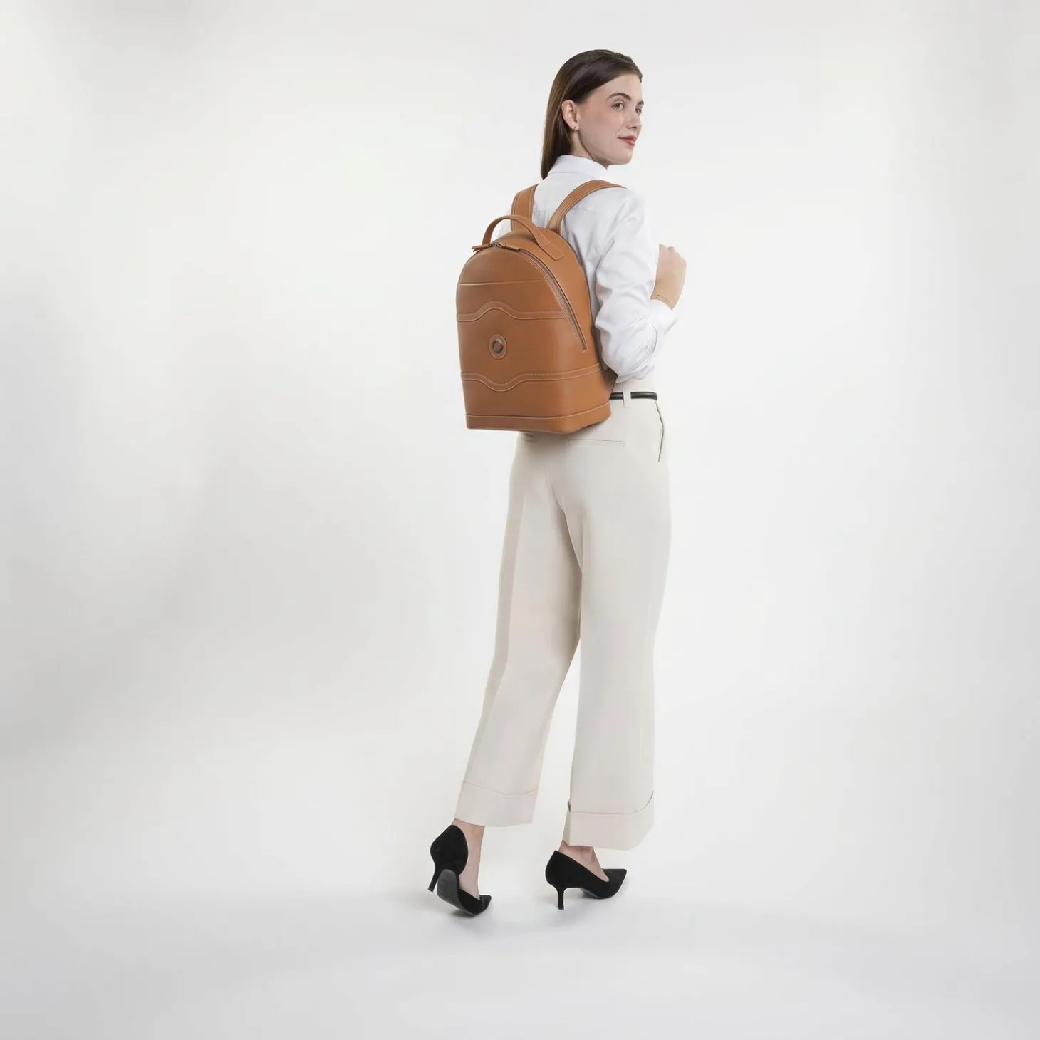 Delsey Chatelet Air 2.0 Leather Backpack
