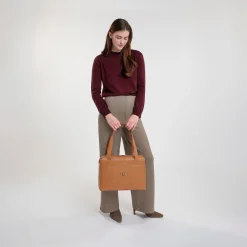 Delsey Chatelet 2.0 Leather Shoulder Bag