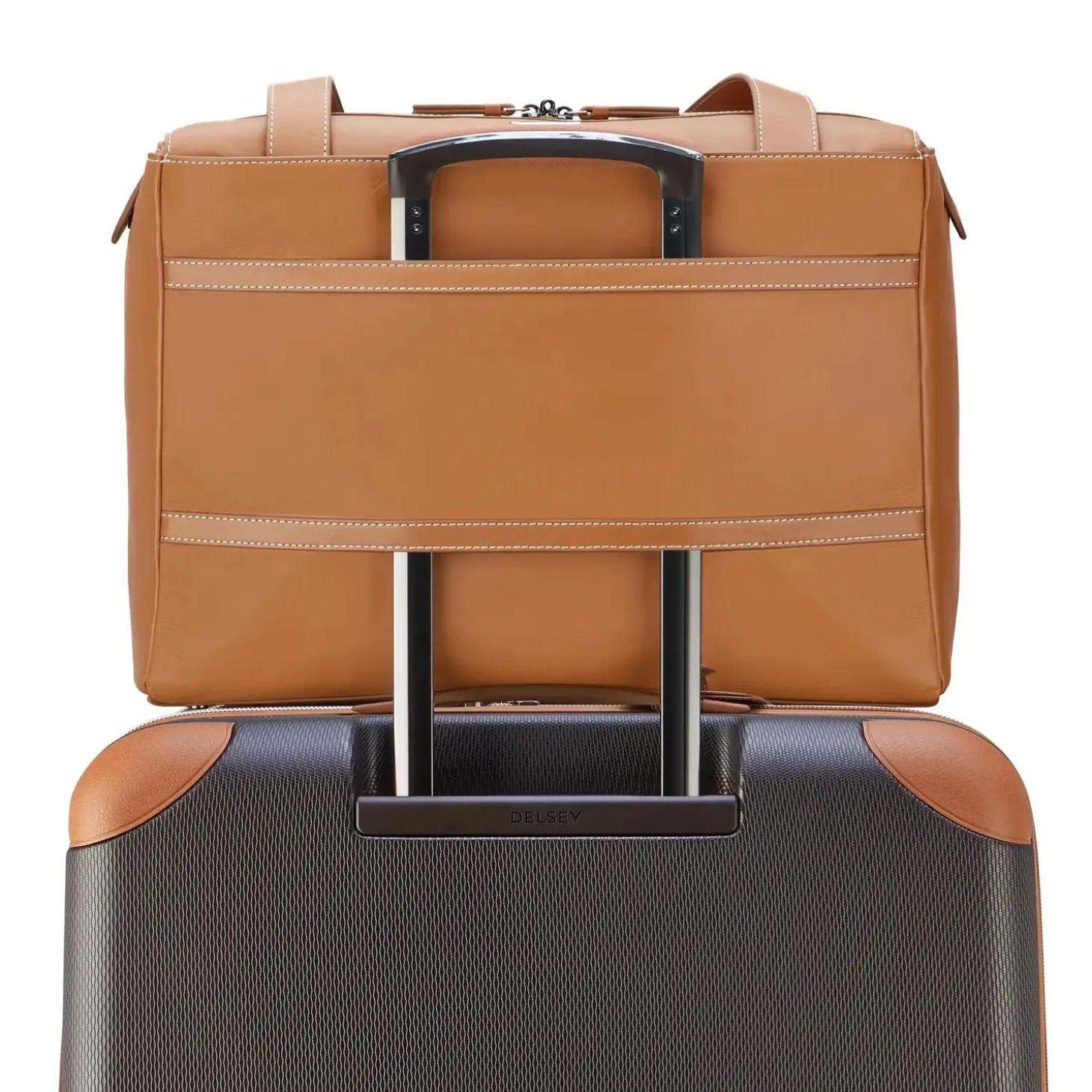 Delsey Chatelet 2.0 Leather Shoulder Bag