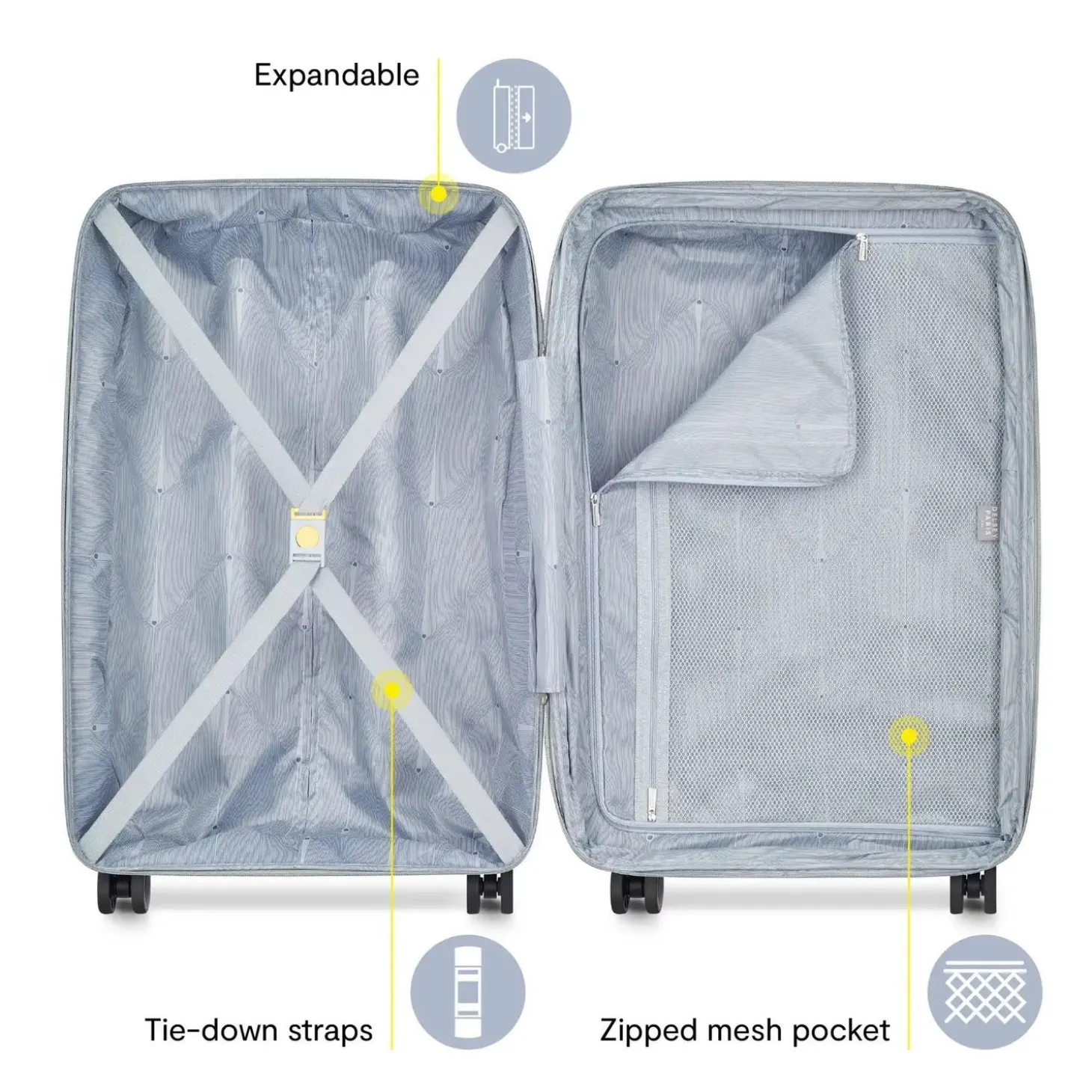 Delsey Dune 25" Expandable Spinner Upright