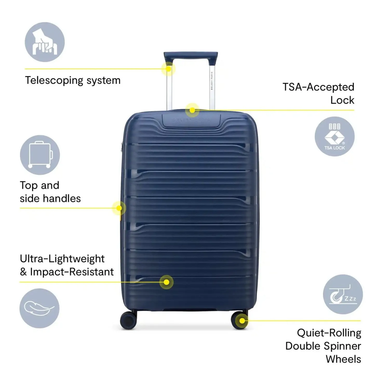 Delsey Dune 25" Expandable Spinner Upright