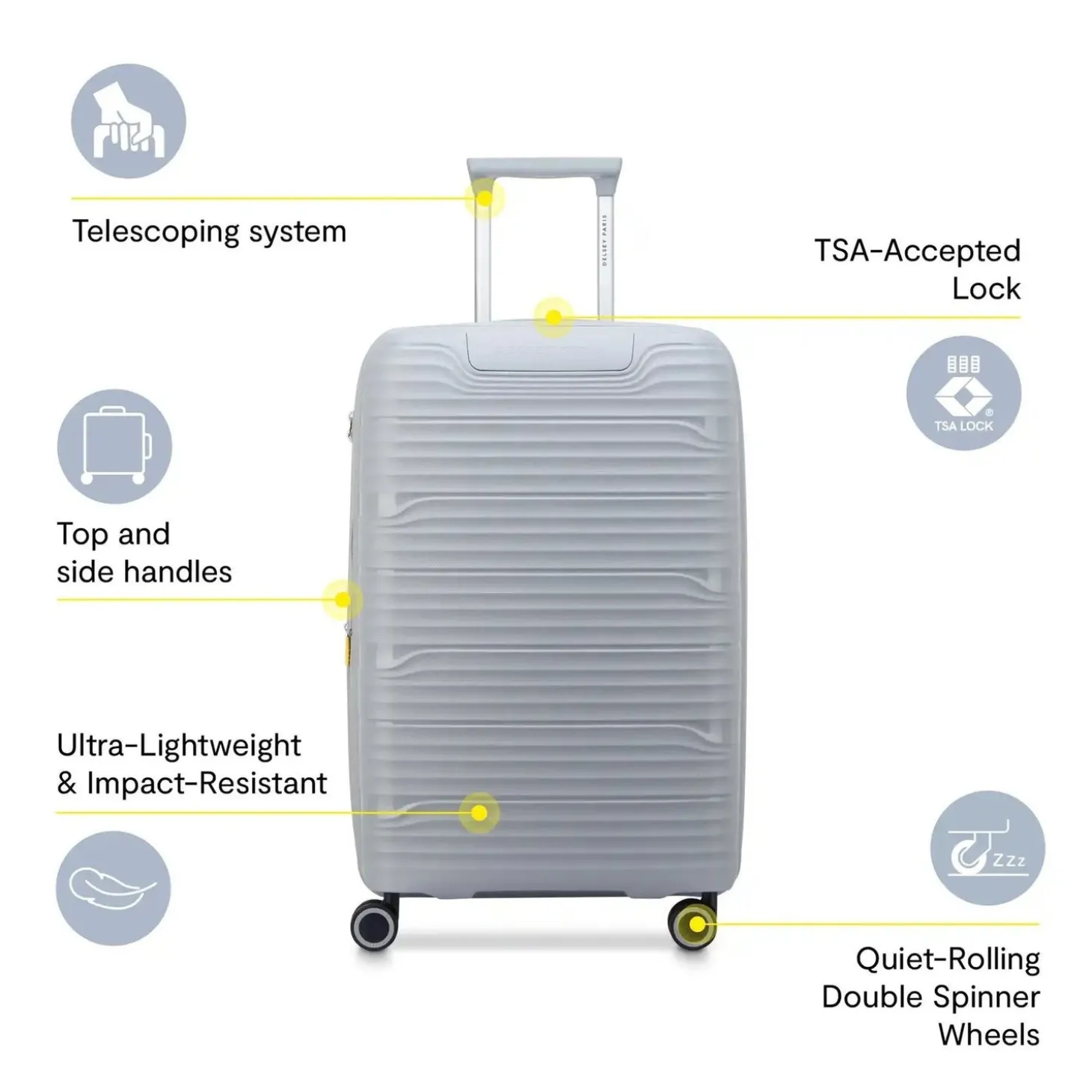 Delsey Dune 25" Expandable Spinner Upright