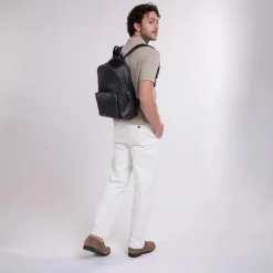 Delsey Leather Collection Backpack