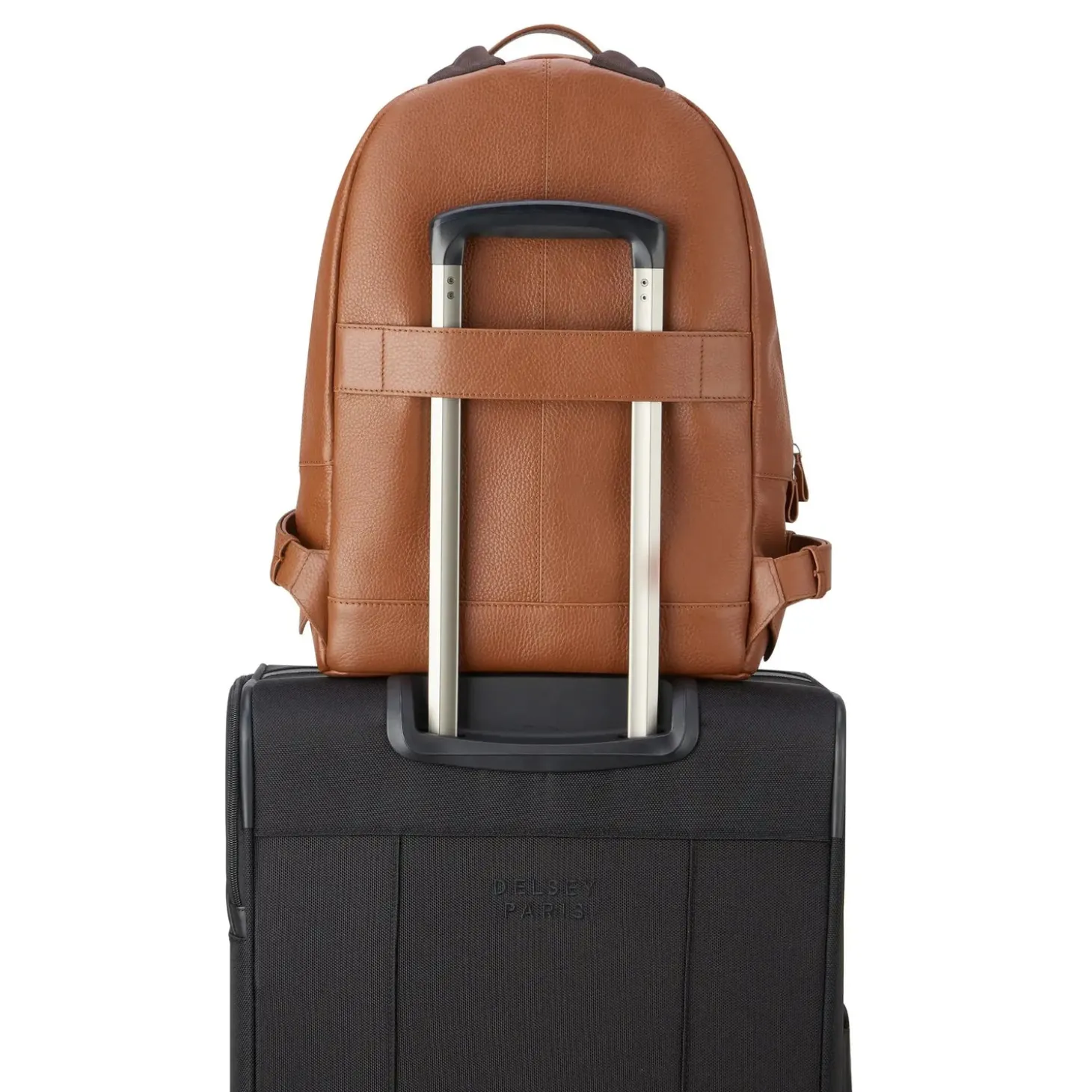 Delsey Leather Collection Backpack