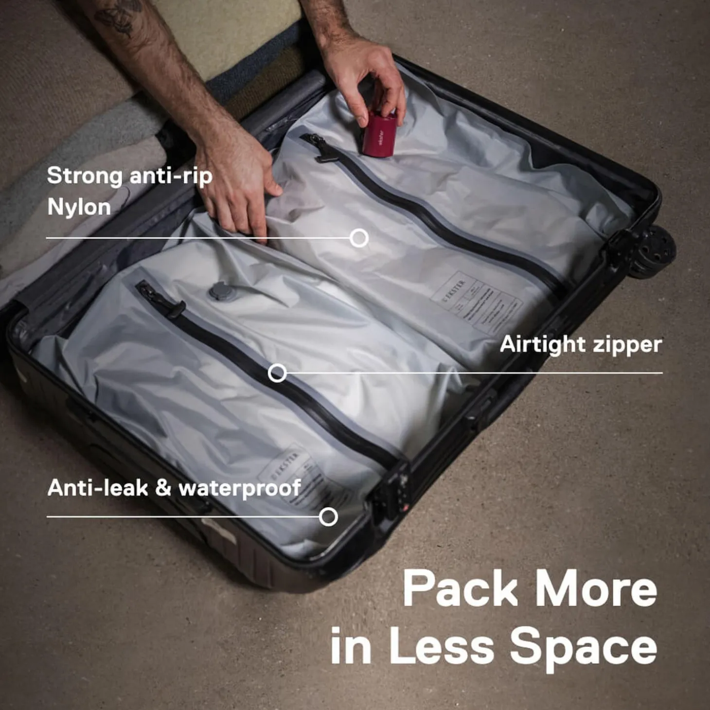 Ekster TravelPack Vacuum Kit with Air Pump