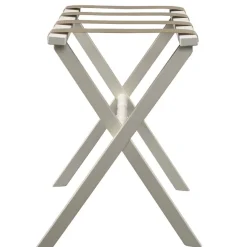 Gatehouse Furniture Luggage Rack - Straight Wood Leg with 4 Nylon Straps