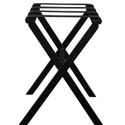 Gatehouse Furniture Luggage Rack - Straight Wood Leg with 4 Nylon Straps