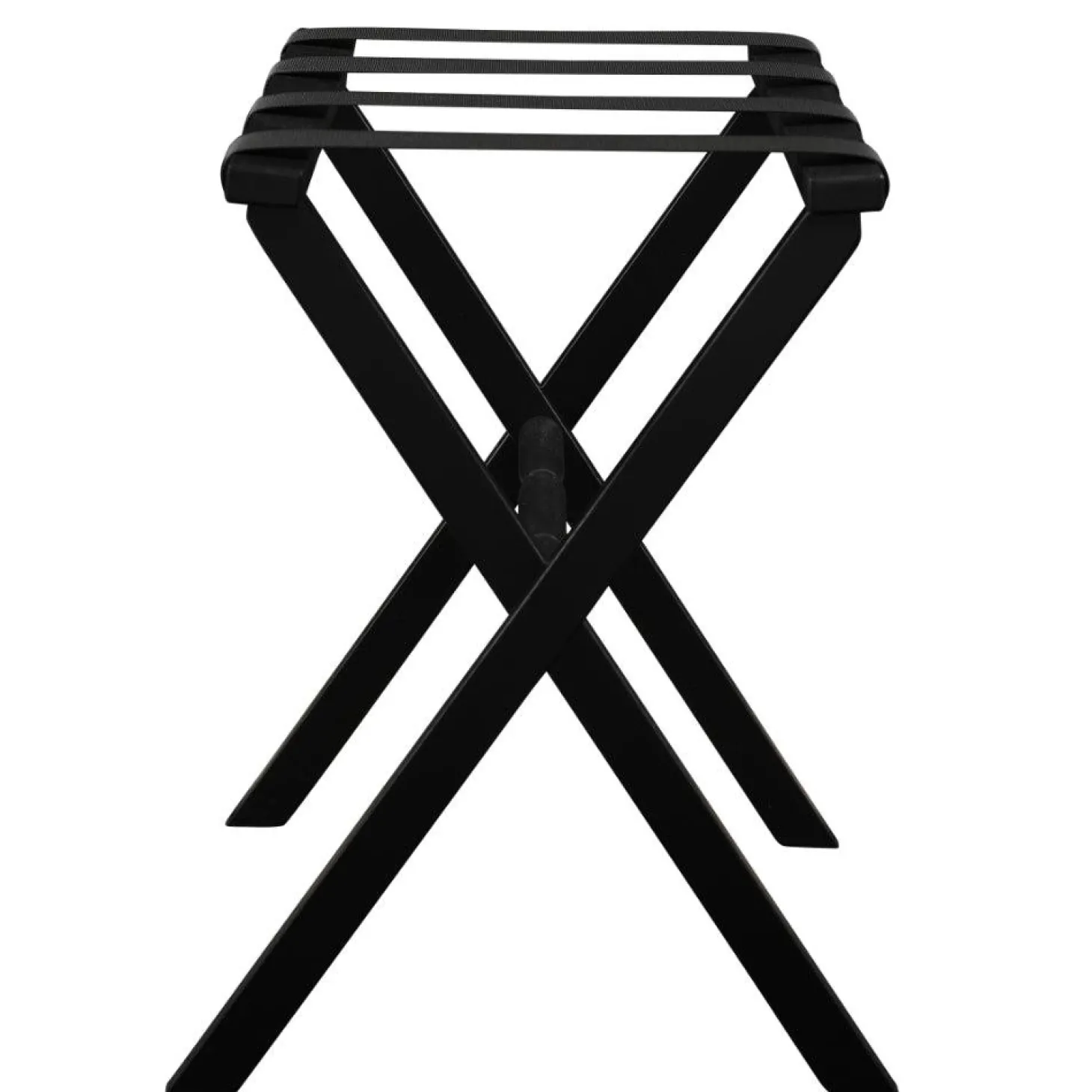 Gatehouse Furniture Luggage Rack - Straight Wood Leg with 4 Nylon Straps