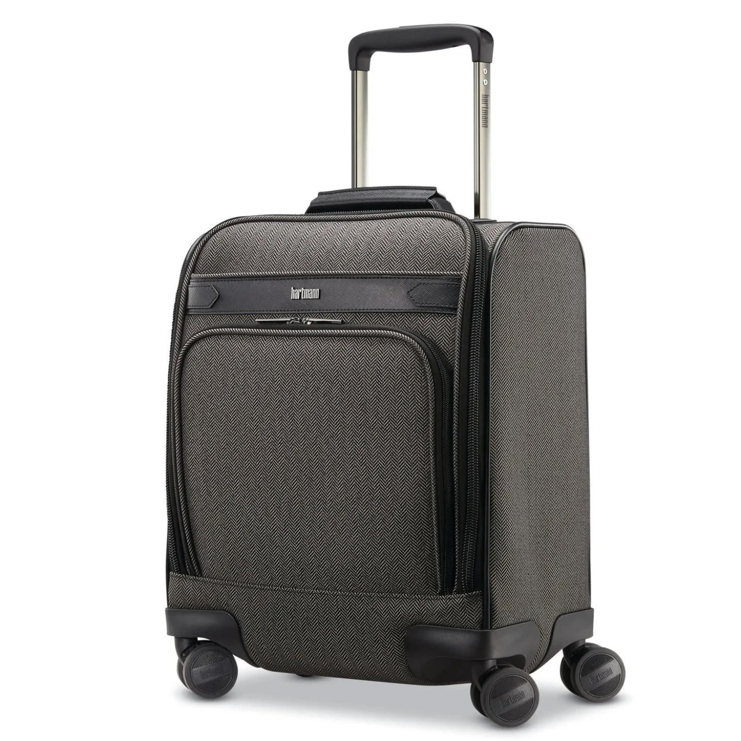 Hartmann Herringbone Deluxe Underseat Carry On Spinner