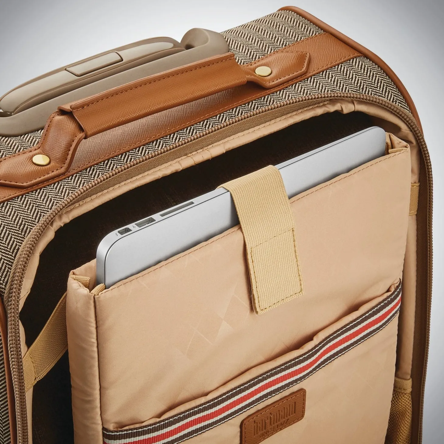 Hartmann Herringbone Deluxe Underseat Carry On Spinner