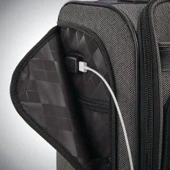 Hartmann Herringbone Deluxe Underseat Carry On Spinner