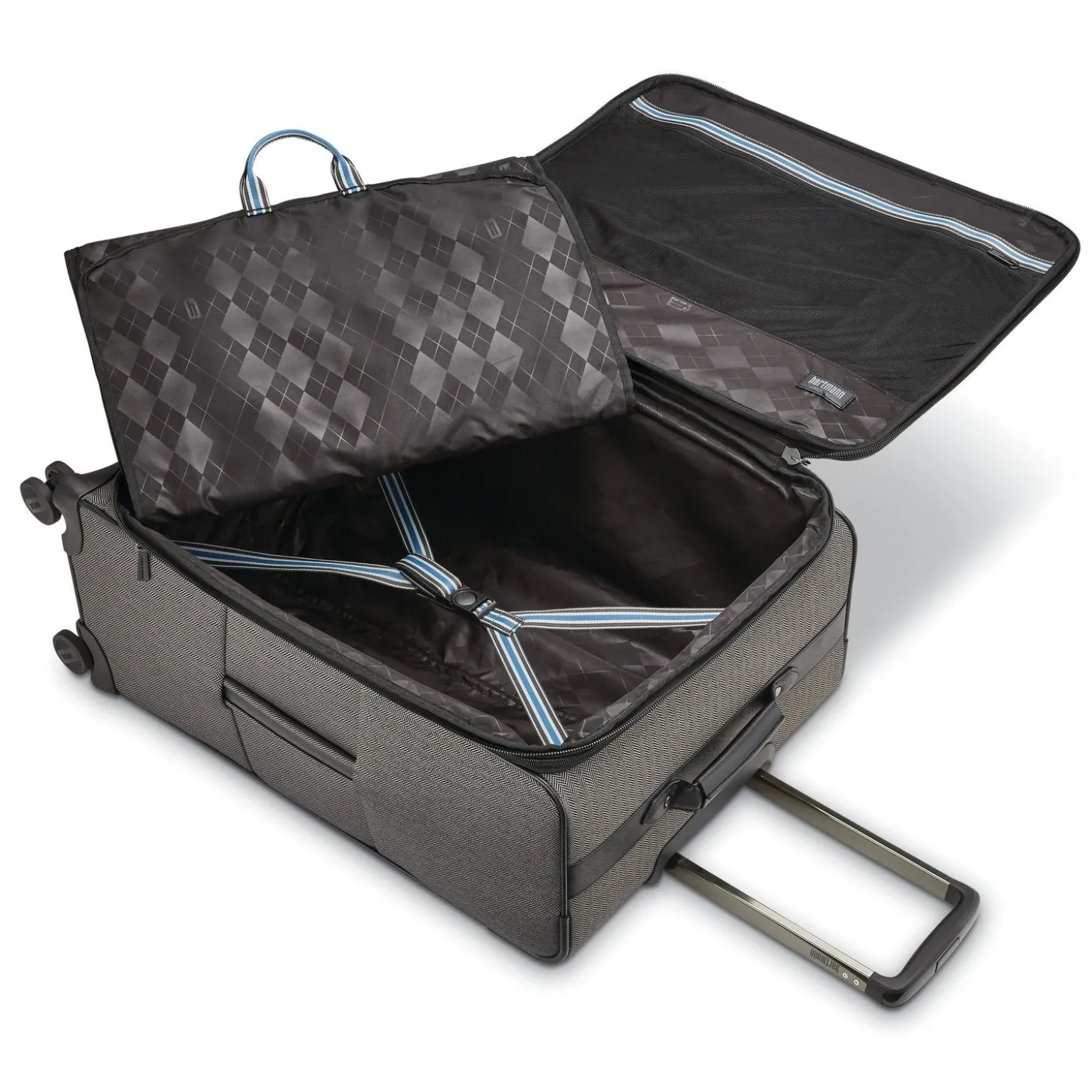 Hartmann Herringbone Deluxe Medium Journey Expandable Spinner