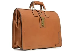 Korchmar Classics Churchill Belting Leather Briefcase