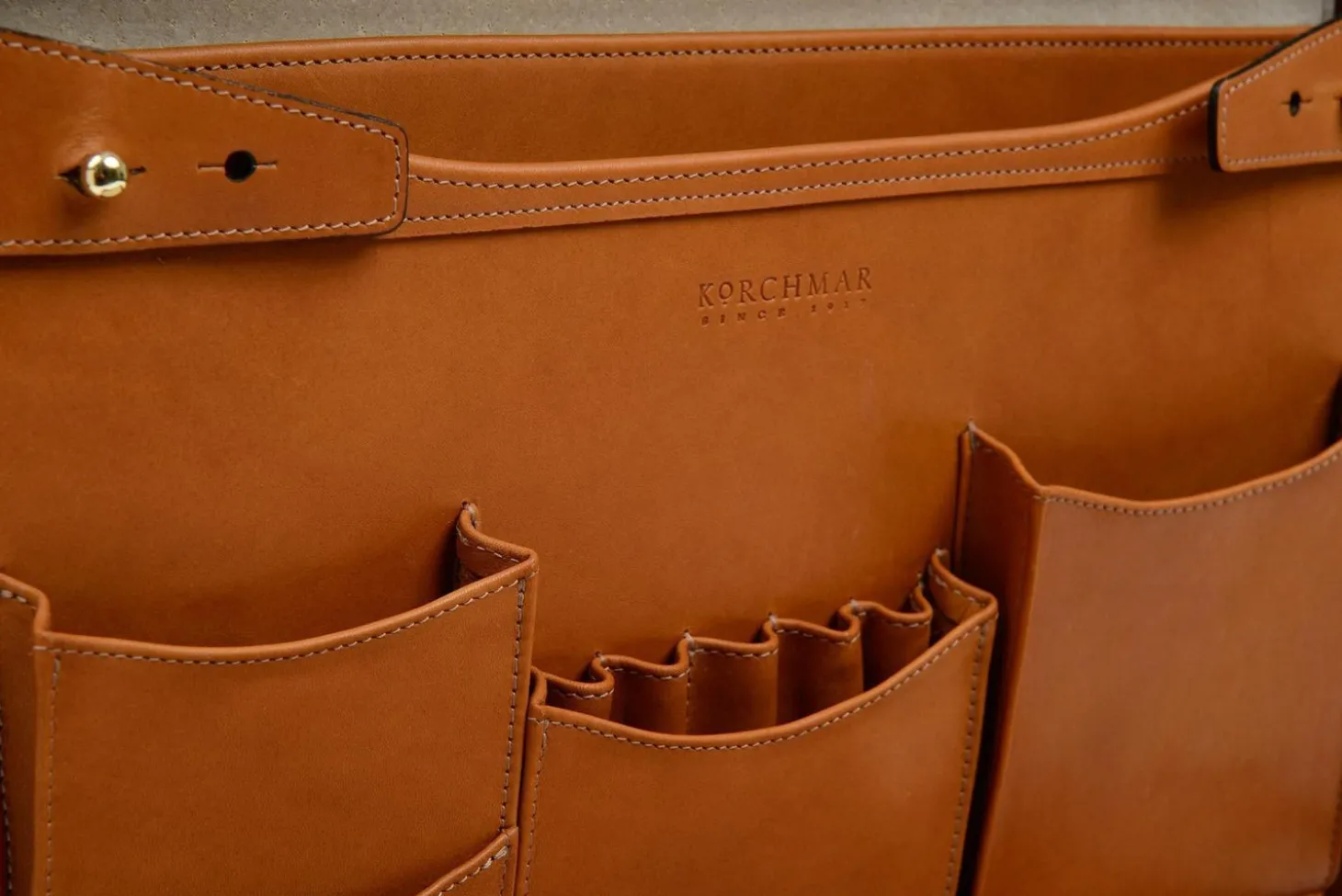 Korchmar Classics 4" Monroe Belting Leather Attache