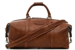 Korchmar Lux Twain Pull Leather Weekender