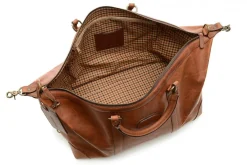 Korchmar Lux Twain Pull Leather Weekender