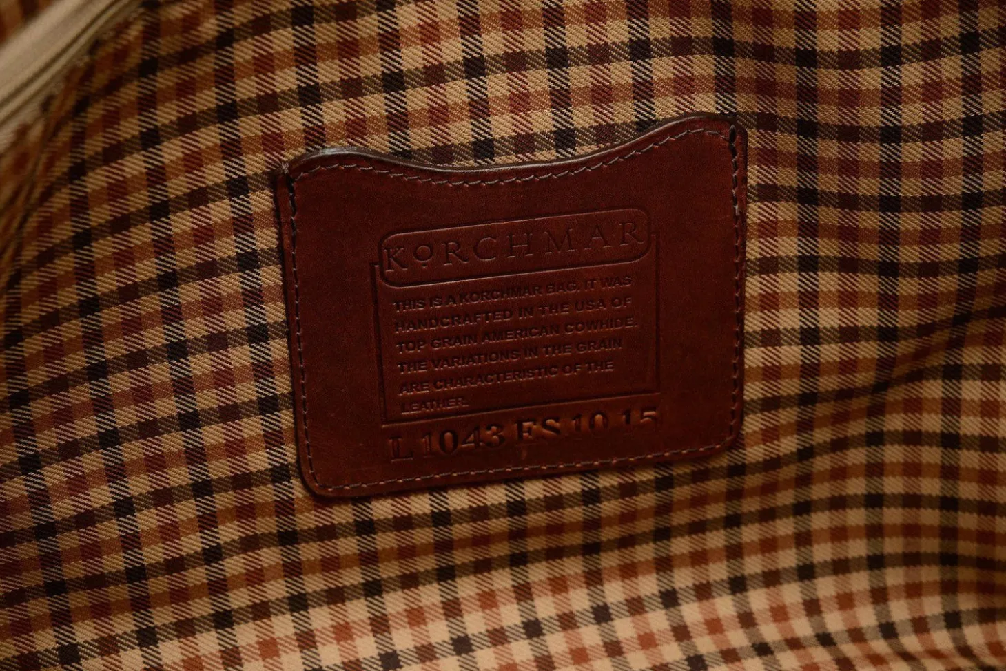 Korchmar Lux Twain Pull Leather Weekender
