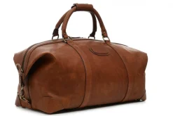 Korchmar Lux Twain Pull Leather Weekender
