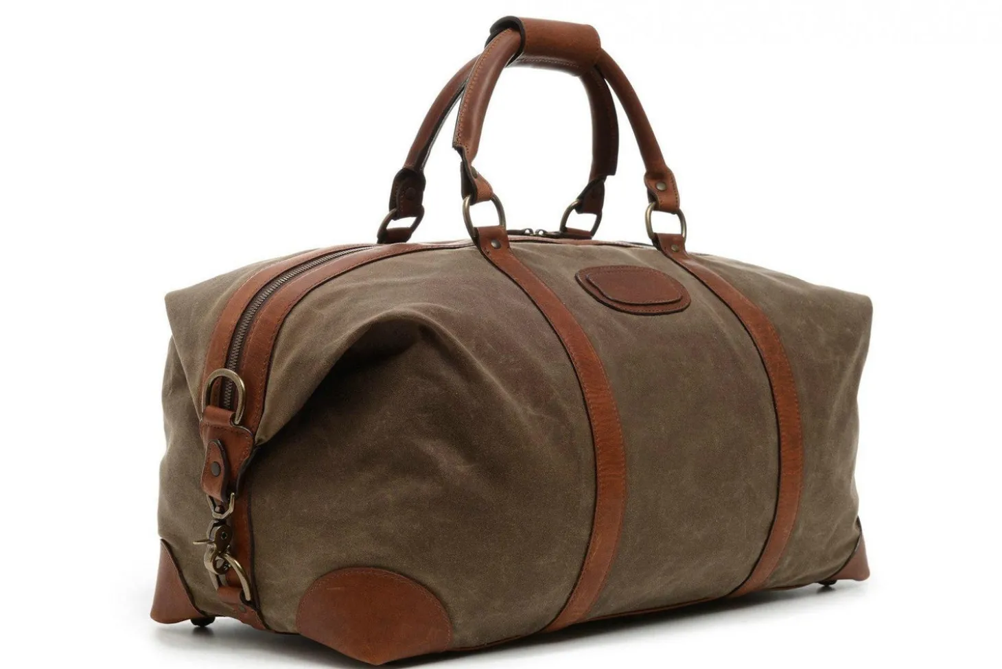 Korchmar Lux Twain 22" Waxed Canvas Weekender