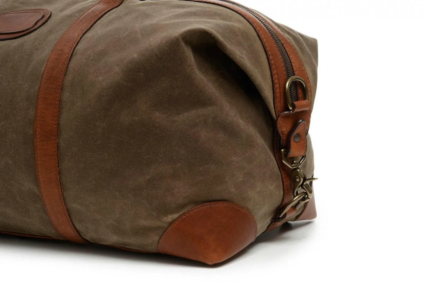 Korchmar Lux Twain 22" Waxed Canvas Weekender