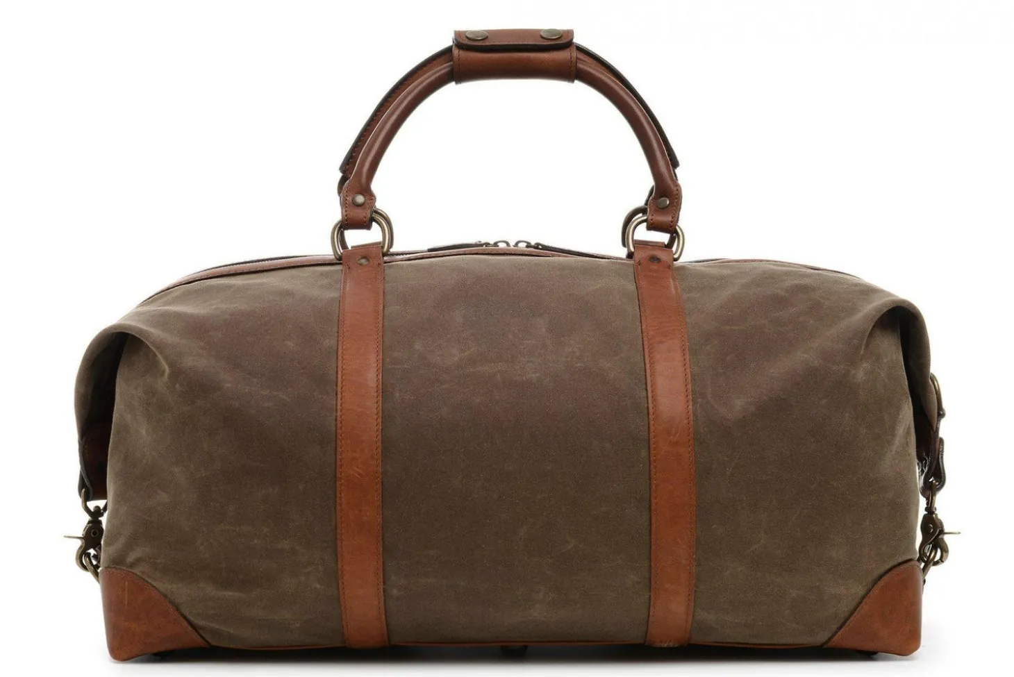 Korchmar Lux Twain 22" Waxed Canvas Weekender