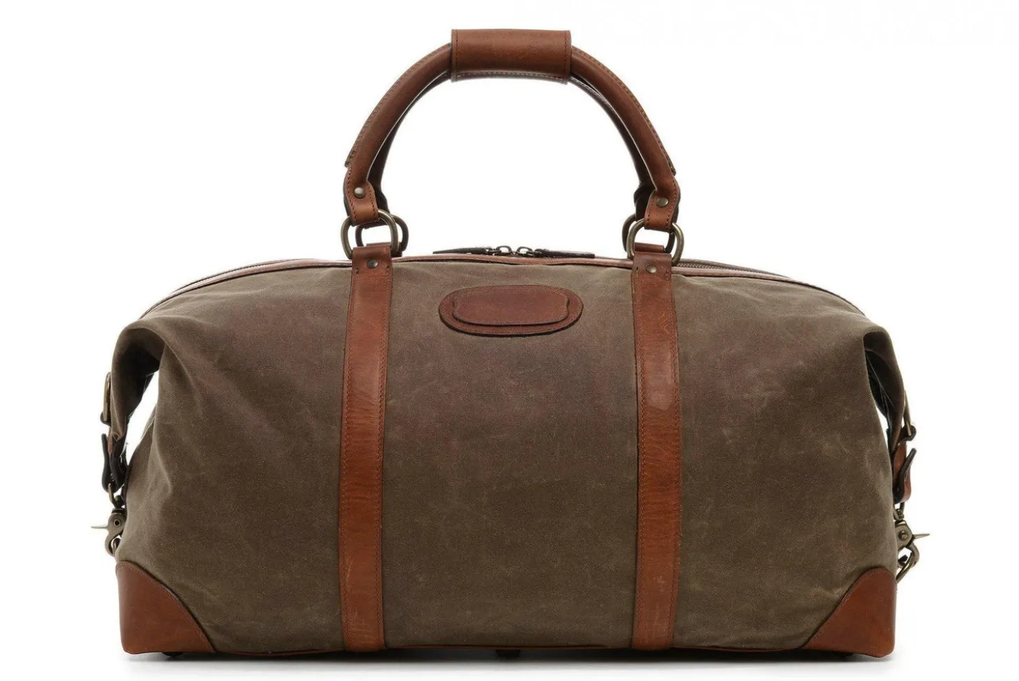 Korchmar Lux Twain 22" Waxed Canvas Weekender