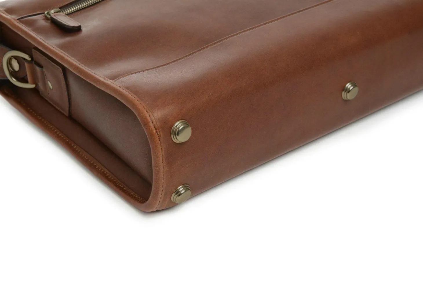 Korchmar Sawyer Slim Leather Laptop Briefcase