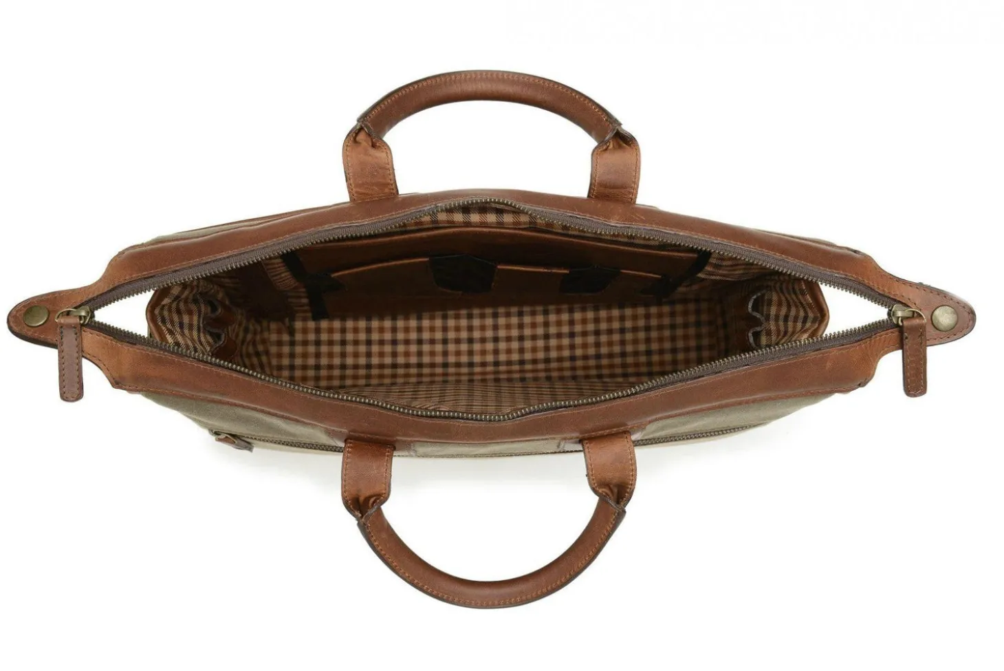 Korchmar Sawyer Slim Leather Laptop Briefcase