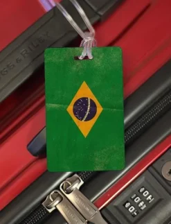 Luggage Pros Distressed Flag Tag