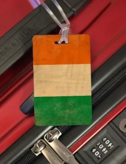 Luggage Pros Distressed Flag Tag