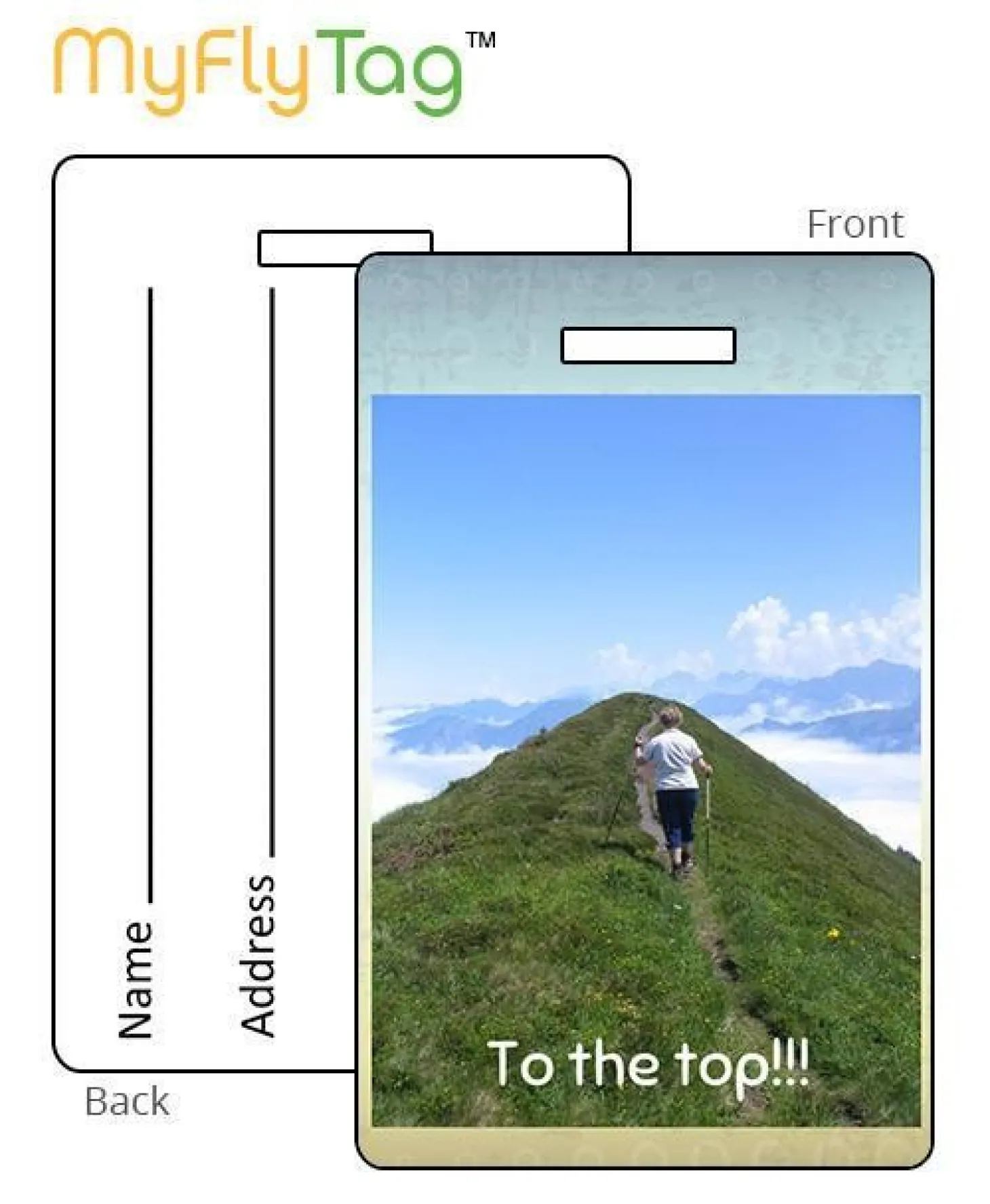 MyFly Personalized Luggage Tags - Only $4.49 each for 25 tags