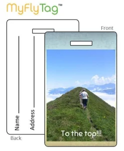 MyFly Personalized Luggage Tag - Horizontal