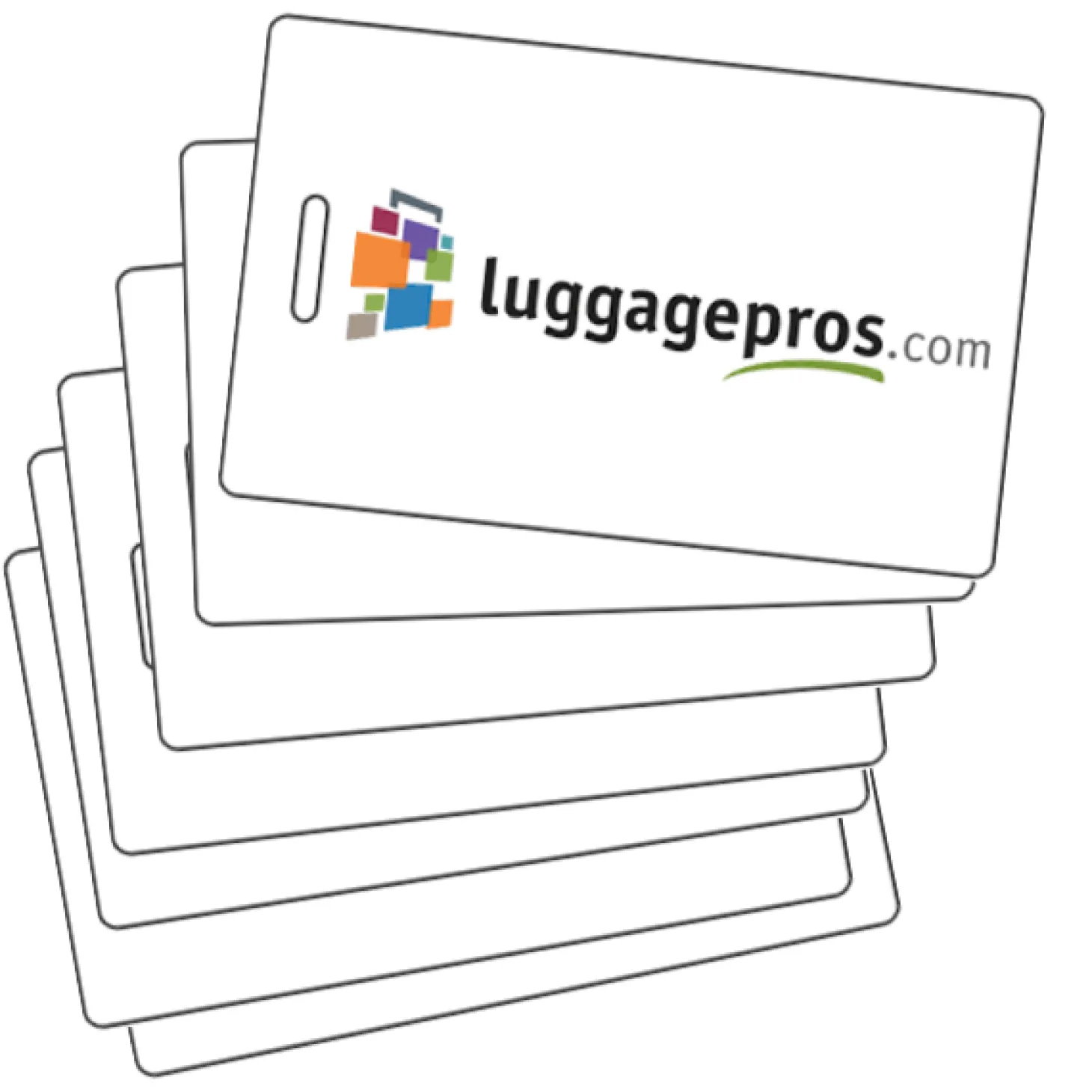 MyFly Personalized Luggage Tags - Only $3.99 each for 50 tags
