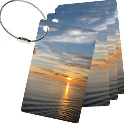 MyFly Personalized Luggage Tags with Metal Loop Upgrade - Only $5.29 each for 25 tags