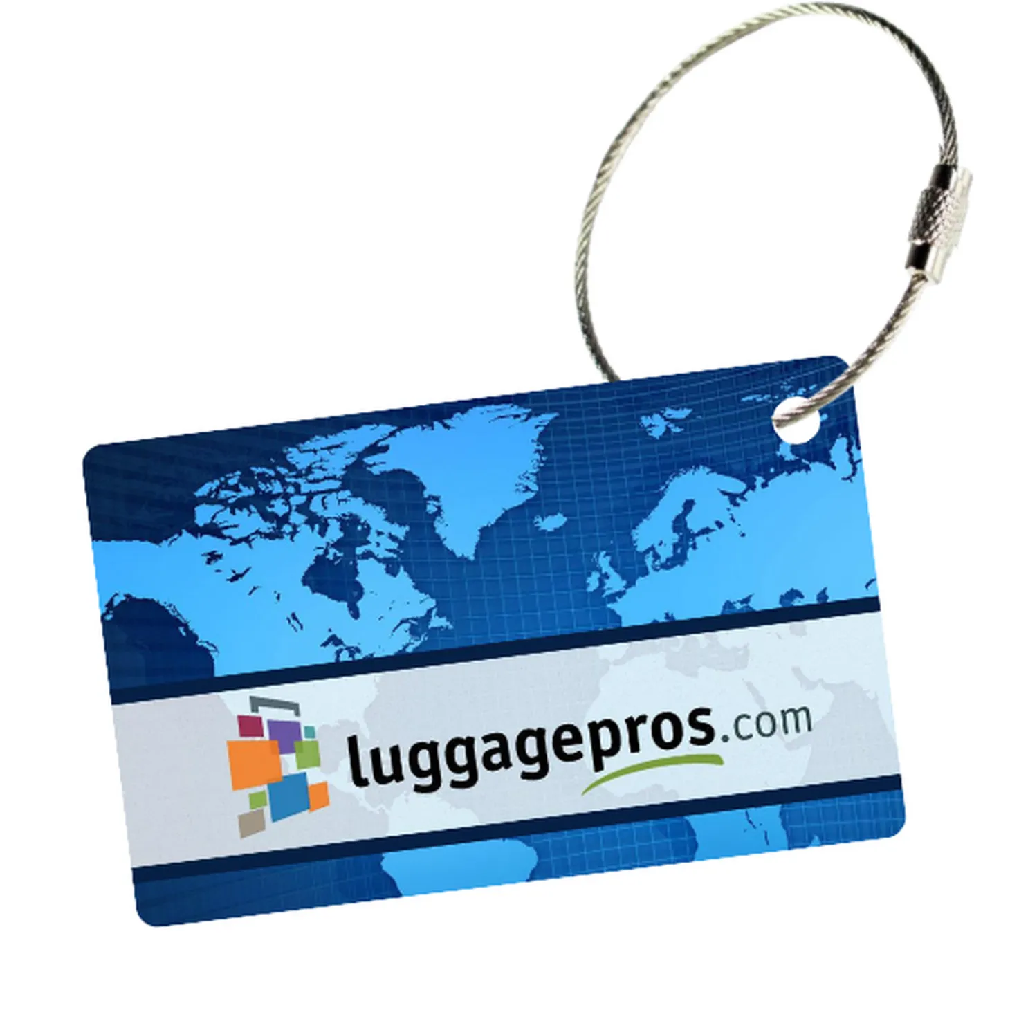 MyFly Personalized Luggage Tags with Metal Loop Upgrade - Only $2.75 each for 250 tags